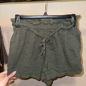 Green shorts
